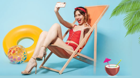 Outfit estivo elegante che rispetta le buone maniere e il galateo in spiaggia